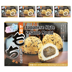 雪之戀 和風大福 芝麻, 日式麻糬, 210g, 5盒