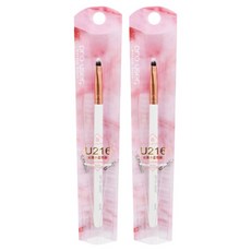 台灣 COSMOS pro user 尖頭小遮瑕刷 U216, 白色, 2支