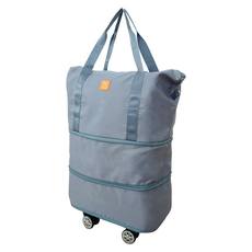 Qrang QExpand 旅行用可折疊防水3段擴充摺疊可結合拉桿箱波士頓包