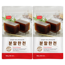 OQB 분말한천, 100g, 2개