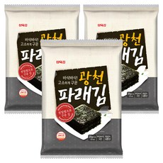 삼육김 광천 파래김, 20g, 9개