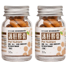 現代百益康 護肝膠囊, 富含B群、礦物質、胺基酸，幫助膽汁分泌，犬貓保健適用, 護肝, 30顆, 2罐