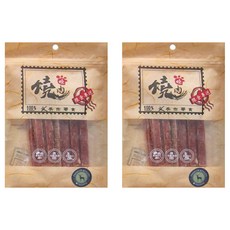 燒肉燒 狗零食, 香烤鹿肉條, 80g, 2包