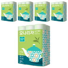 mona lisa. 綠茶三層捲筒衛生紙 Set 30捲, 25m, 5袋