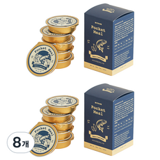 바잇미 강아지 포켓밀 간식캔, 혼합맛(연어/고구마), 180g, 2개