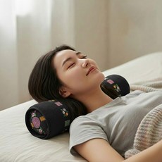 베고자니 피그먼트 목 베개, 숯색, 1개