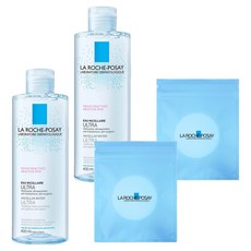 라로슈포제 미셀라 클렌징 워터 울트라 리엑티브 + 화장솜 30매, 400ml, 2개