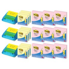 3M 便利貼彈出式分配器 C-4214 + 彈出式筆芯 KR330 3p 套裝, 可愛的粉紅色（彈出式筆芯）, 3組