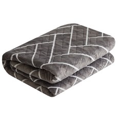 HanilMedical 고급 초극세사 패딩솜 워셔블 전기요 EPH-201D, 그레이, 더블(150 x 200 cm)