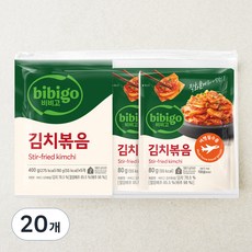 비비고 김치볶음, 80g, 20개