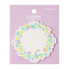 知音文創 i-Marker 花圈便利貼 / 蝴蝶, 1本, 25張