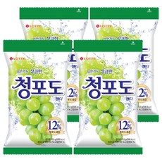 롯데제과 청포도 캔디, 153g, 4개