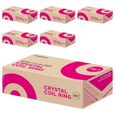 카피어랜드 3:1 코일링 1kg 19개입, 38mm, 투명, 114개