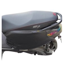 ionex 光陽電動車 S7 皮革車套, 素黑色, 不適用