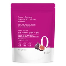 자연지애 눈꽃 스테비아 알룰로스 분말, 1개, 400g