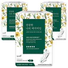 예지미인 건강한 나의 예지미인 슈퍼롱 오버나이트, 16매입, 3개