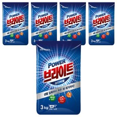 Brtie 木槿花雙效亮白氧漂+小蘇打粉洗衣精, 5個, 3kg