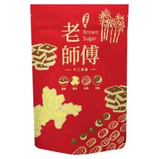 老師傅 黑糖薑母茶磚, 500g, 1包, 11個