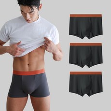 C OF B 男性撞色褲頭四角內褲 3件組