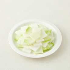 국내산 사각 무 슬라이스, 1개, 300g