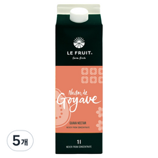 LE FRUIT 粉紅番石榴汁, 5個, 1L