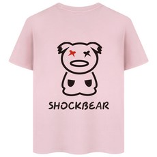 네스파 남성용 쇼크베어 통기성 반팔 티셔츠 SED_0123