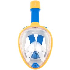 Divpro 兒童至尊全臉浮潛面罩, 小小兵藍