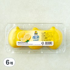 썬키스트 미국산 레몬, 350g, 6개