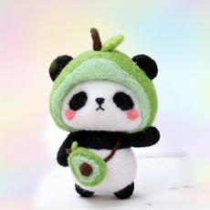 아트조이 DIY 양모펠트 키트, 1세트, 아보카도 판다