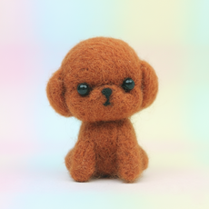 아트조이 DIY 양모펠트 세트, 1개, 푸들