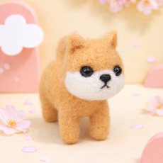아트조이 DIY 양모펠트 세트, 1개, 포메라니안