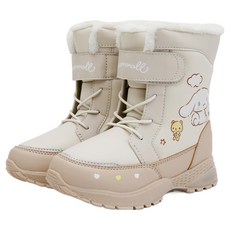 슈라모드 아동용 시나모롤 하트 바로인 라이팅 방한 부츠