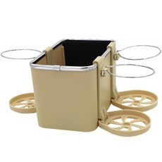 크로니클 콘솔박스 컵홀더 겸 멀티 수납함 3구, 베이지, 컨텐츠 참조