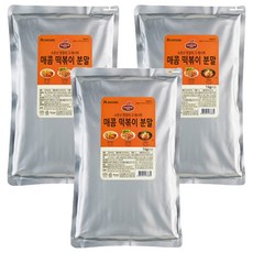 Chefone 辣味炒年糕粉, 1kg, 3個
