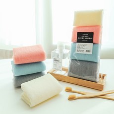 Arden Home THE Daily 粉彩色系沐浴巾, 4入, 象牙白+粉色+藍色+灰色, 1個