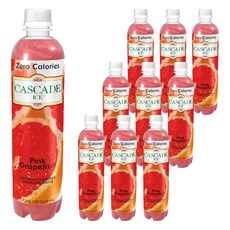 CASCADE ICE 粉葡萄柚氣泡飲, 509ml, 10個