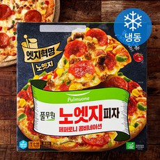 풀무원 노엣지 피자 페퍼로니 콤비네이션 (냉동), 393g, 1개입, 1개