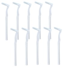 르메이스 L형 치아브러쉬 치간칫솔 화이트, 10개입, 1개