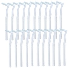 르메이스 L형 치아브러쉬 치간칫솔 화이트, 22개입, 1개