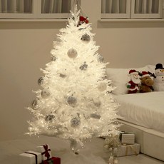 聖誕節誕生裝飾樹裝飾裝飾, 70個飾品銀樹