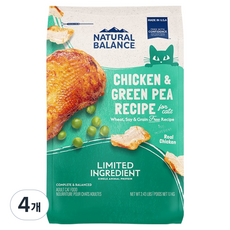 내추럴발란스 고양이 어덜트 LI 레시피 건식사료, 1.1kg, 4개