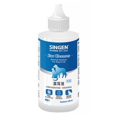 SINGEN 信元發育寶 HG1 潔耳液 犬貓適用 非藥用 長效清潔除臭, 120ml, 1盒
