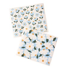 Recyco 纖維素可重複使用抹布 加大尺寸 蝴蝶圖案 2件組, 1套