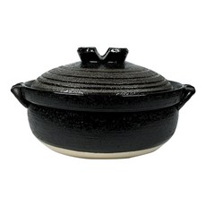 SAJI 佐治陶器 黑鯨深型砂鍋 8號, 1個