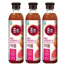 Hongcho 葡萄柚果醋, 900ml, 3瓶