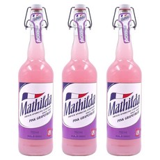 Mathilda 氣泡粉紅葡萄柚, 750ml, 3個
