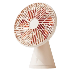 SOTHING 向物 桌面風扇 雨林PRO 4000mAh大容量電池 三檔風力, DSHJ-S-2215, 杏色