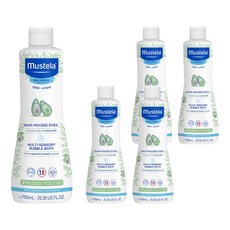 무스텔라 멀티 센서리 버블 배스, 750ml, 5개