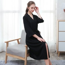 PEONIST 女性情侶四季夜間華夫格睡袍