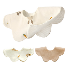 이키 메쉬 롤링턱받이 3종 세트, F세트(토끼, 용, 베이지), 1세트